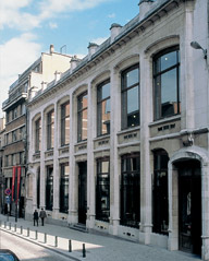 Facade du centre belge de la bande dessinée