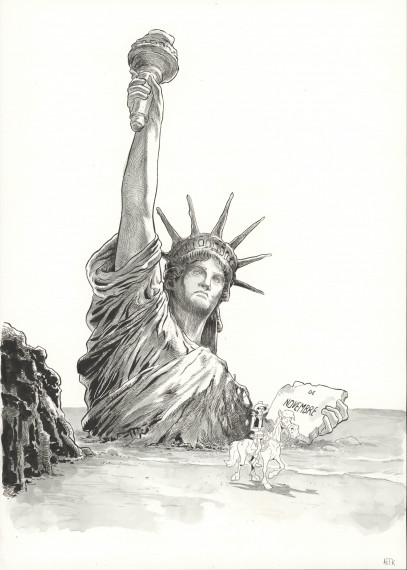 Hommage to Lucky Luke - © Afif Khaled (2025) test