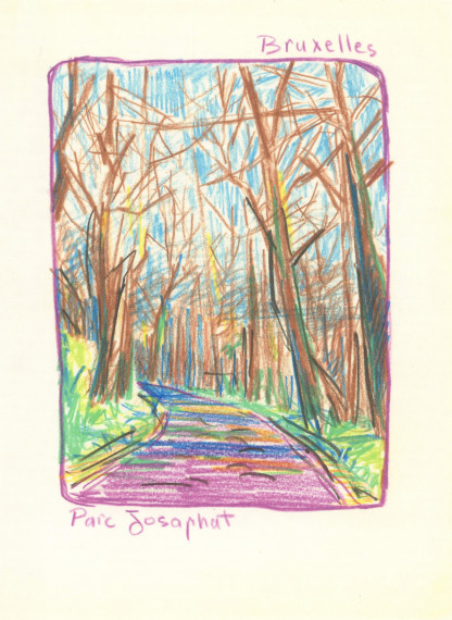 Parc Josaphat in Brussels -  test