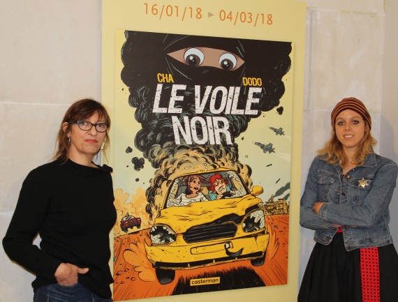 Le voile noir van Dodo en Cha - © Daniel Fouss / Stripmuseum test