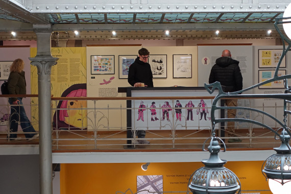 Exposition &quot;33/35&quot; – Une année de création en résidence - © Daniel Fouss / Musée de la BD test
