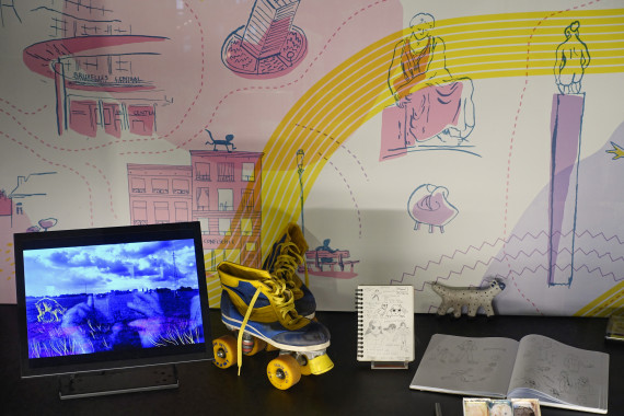 Exposition &quot;33/35&quot; – Une année de création en résidence - © Daniel Fouss / Musée de la BD test