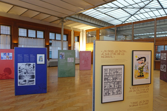 Belgian heroes, views from the world - © Daniel Fouss / Comic Art Museum test