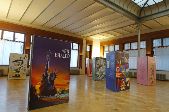 Belgian heroes, views from the world - © Daniel Fouss / Comic Art Museum test