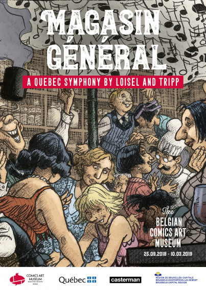 Magasin Général - Poster EN - "Magasin Général, A Quebec Symphony by Loisel and Tripp" test