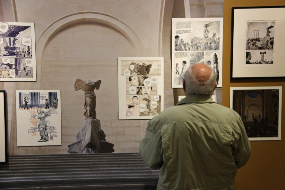 Bulles de Louvre - © Daniel Fouss/Musée de la BD test