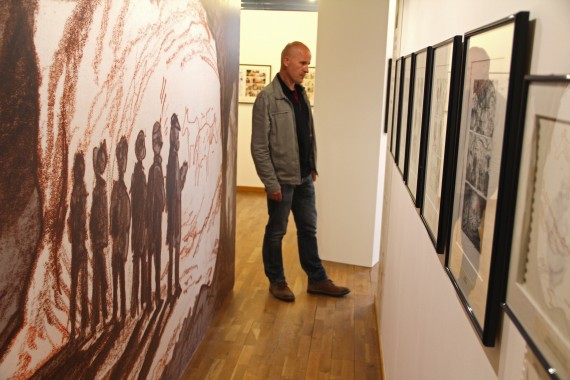 Étienne Davodeau - © Daniel Fouss / Musée de la BD test