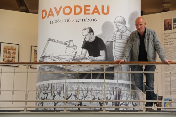 Étienne Davodeau - © Daniel Fouss / Comics Art Museum test