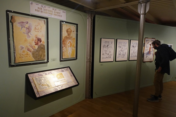 Comic Art &amp; Art Nouveau - ©Daniel Fouss/Comics Art Museum test