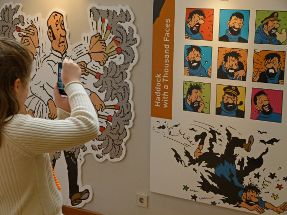 Hergé Area in the Belgian Comic Strip Centre - © Daniel Fouss/Comics Art Museum test