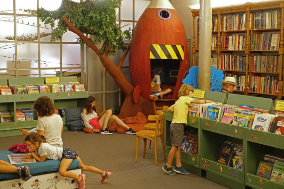 La salle de lecture - ©Daniel Fouss/CBBD test